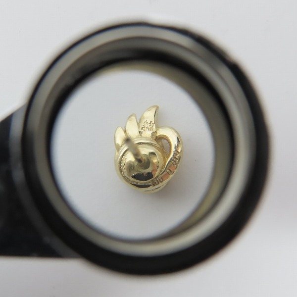 実際に弊社で買取させて頂いた【ギャラ付き】Bloody Mary/ブラッディマリー fire eye/火の目 ダイアモンド/ガーネット ピアス の画像 4枚目