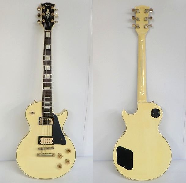 実際に弊社で買取させて頂いた★Greco/グレコ レスポールカスタムType エレキギター O切れロゴ 1983年製 ジャパンビンテージの画像 1枚目
