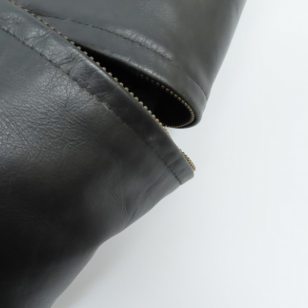 実際に弊社で買取させて頂いた【ジャンク】Schott/ショット ライナー付き シングルライダース ジャケット/34の画像 7枚目