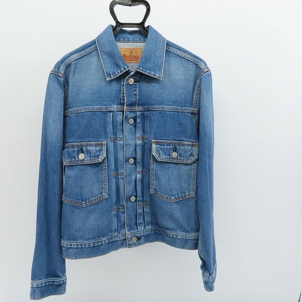 HYSTERIC GLAMOUR デニムジャケット S 青(デニム) 【古着】【中古】 HYSTERIC GLAMOUR/ヒステリックグラマー デニムジャケット/Gジャン