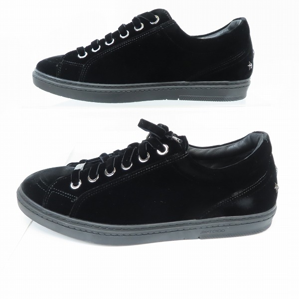 実際に弊社で買取させて頂いたJIMMY CHOO/ジミーチュウ VELVET/ベルベット スニーカー/41の画像 3枚目