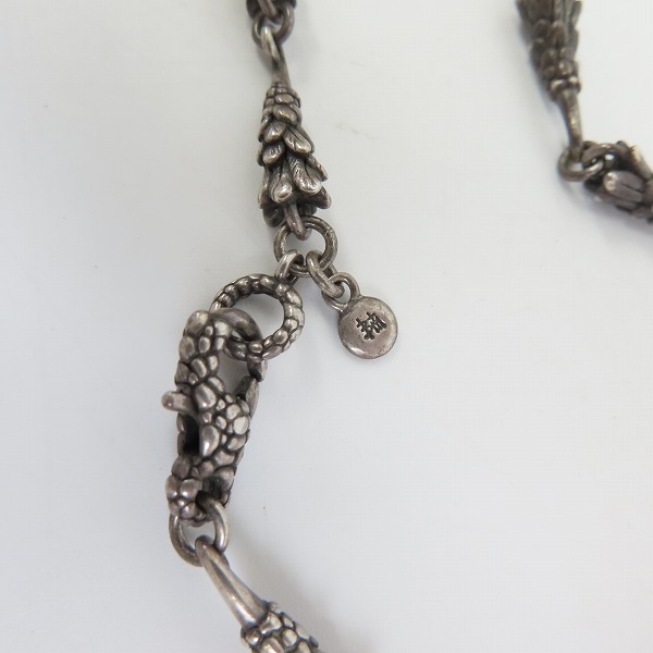 実際に弊社で買取させて頂いたBloody Mary/ブラッディマリー ロックバード 神烏 シルバーチェーン/50㎝の画像 3枚目