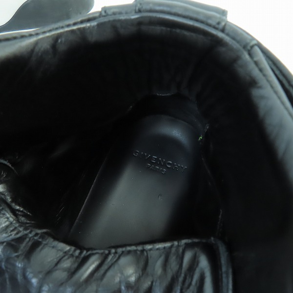 実際に弊社で買取させて頂いたGIVENCHY/ジバンシィ TYSON STAR HIGH タイソン スター スタッズ ハイカットスニーカー 42の画像 4枚目