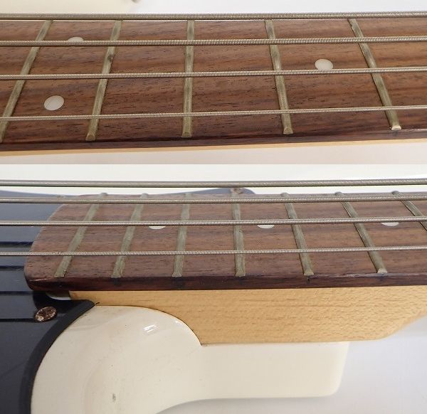 実際に弊社で買取させて頂いた★BUSKER'S/バスカーズ プレシジョンベースType/プレベ ホワイト エレキベース の画像 3枚目