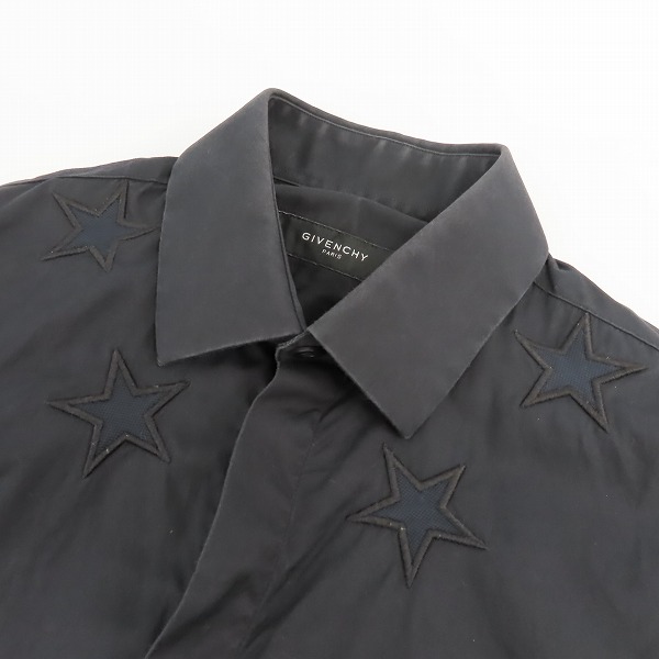 実際に弊社で買取させて頂いたGIVENCHY/ジバンシィ スター刺繍 長袖ドレスシャツ 37の画像 6枚目