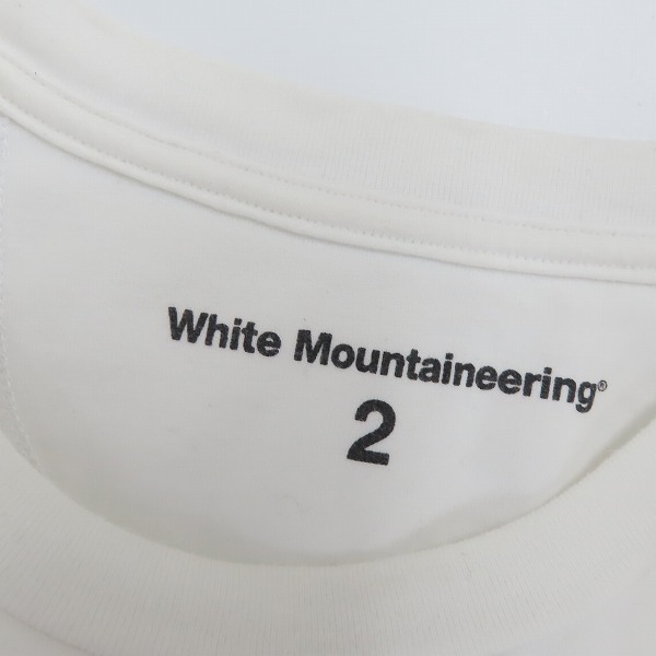 実際に弊社で買取させて頂いたWhite Mountaineering/ホワイトマウンテニアリング ロゴTシャツ/2の画像 2枚目