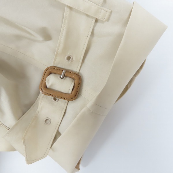 実際に弊社で買取させて頂いたBurberry/バーバリー トレンチコート クリーム系の画像 7枚目