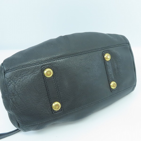 実際に弊社で買取させて頂いたMarc by Marc Jacobs/マーク ジェイコブス ショルダー レザーバッグ ブラックの画像 3枚目