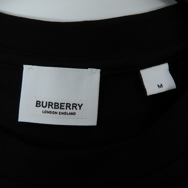 実際に弊社で買取させて頂いたBURBERRY/バーバリー 20SS ロゴプリント オーバーサイズTシャツ 8026016/Mの画像 2枚目