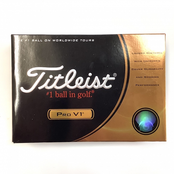 実際に弊社で買取させて頂いた【未使用オウンネーム入】Titleist/タイトリスト PRO V1 ホワイト ゴルフボール 1ダースの画像 2枚目