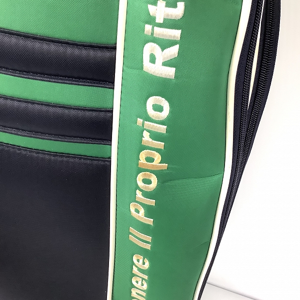 実際に弊社で買取させて頂いたFILA/フィラ ゴルフ 5分割キャディバッグ グリーンの画像 5枚目