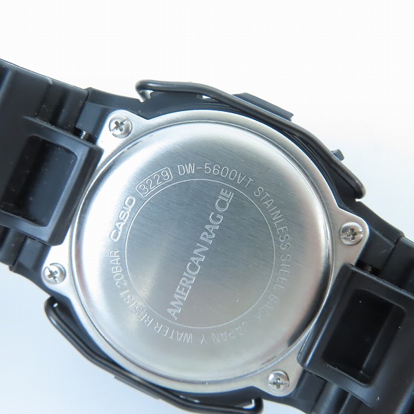 実際に弊社で買取させて頂いたG-SHOCK/Gショック×AMERICAN RAG CIE/アメリカンラグシー デジタル腕時計 DW-5600VTの画像 3枚目