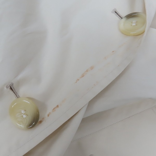 実際に弊社で買取させて頂いたBurberry/バーバリー トレンチコート クリーム系の画像 6枚目