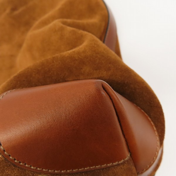 実際に弊社で買取させて頂いたDaniel&Bob/ダニエル&ボブ CUOIO/クオイオ  スエードレザー ショルダーバック ブラウンの画像 5枚目