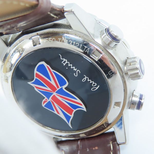 実際に弊社で買取させて頂いたPaul Smith/ポールスミス クロノグラフ J550-T013121【動作未確認】の画像 3枚目