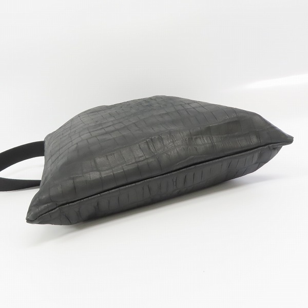 実際に弊社で買取させて頂いたDaniel&Bob/ダニエル＆ボブ 型押しレザー ショルダーバッグ ポーチ付きの画像 2枚目