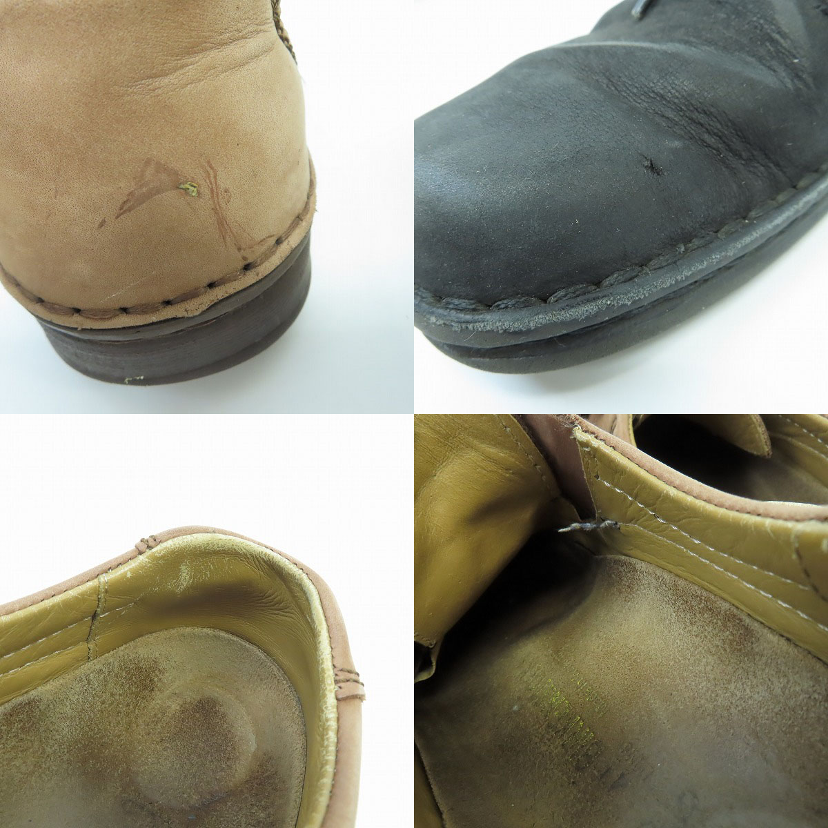 実際に弊社で買取させて頂いたBIRKENSTOCK/ビルケンシュトック Memphis/メンフィス 2ホール レザーシューズ  2点セット 25/26.5の画像 5枚目