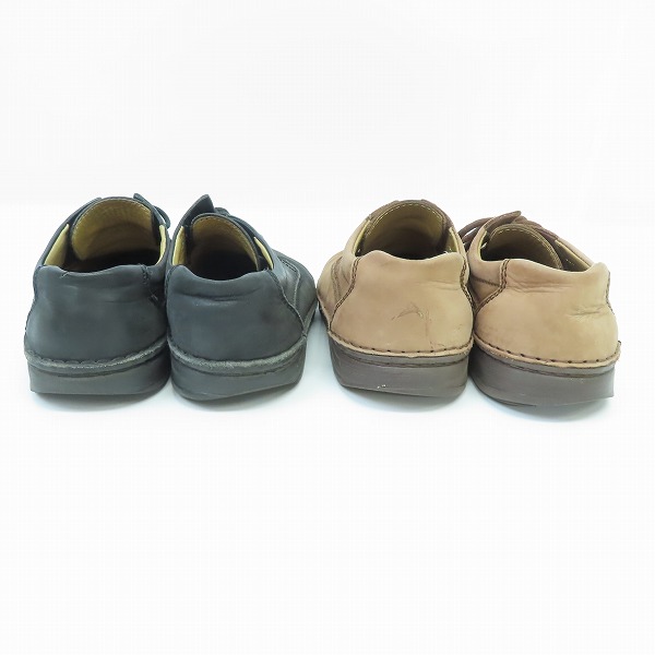 実際に弊社で買取させて頂いたBIRKENSTOCK/ビルケンシュトック Memphis/メンフィス 2ホール レザーシューズ  2点セット 25/26.5の画像 1枚目