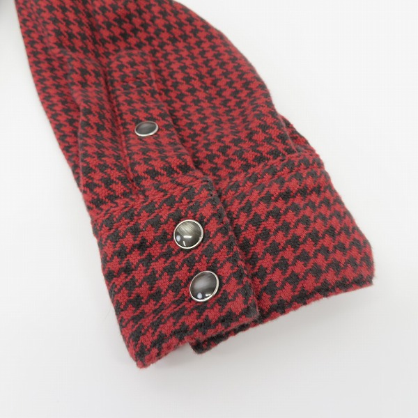 実際に弊社で買取させて頂いたFLAT HEAD/フラットヘッド 千鳥格子柄 長袖ボタンシャツ/40の画像 5枚目
