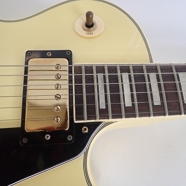 実際に弊社で買取させて頂いた★Greco/グレコ レスポールカスタムType エレキギター O切れロゴ 1983年製 ジャパンビンテージの画像 5枚目