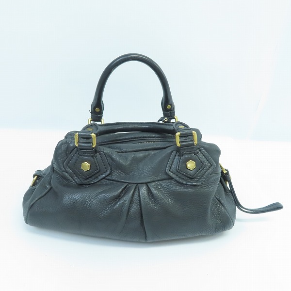 実際に弊社で買取させて頂いたMarc by Marc Jacobs/マーク ジェイコブス ショルダー レザーバッグ ブラックの画像 1枚目