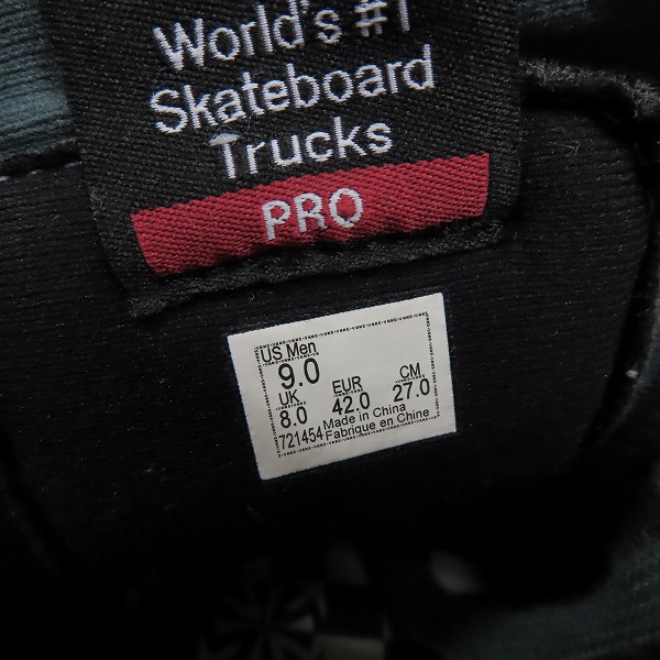 実際に弊社で買取させて頂いたVANS×INDEPENDENT/バンズ×インディペンデント SK8-HI PRO スケートハイ VN000VHGU24 /27.0の画像 5枚目