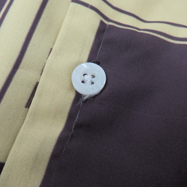 実際に弊社で買取させて頂いた Evisen skateboards/エビセンスケートボード ブロックチェック柄 アロハシャツ /size：XLの画像 4枚目