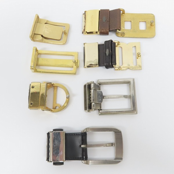 実際に弊社で買取させて頂いた【ジャンク/おまとめ7点】グッチ/ダンヒル/バリー/ケンゾー/バーバリー 他 ベルトバックル の画像 1枚目