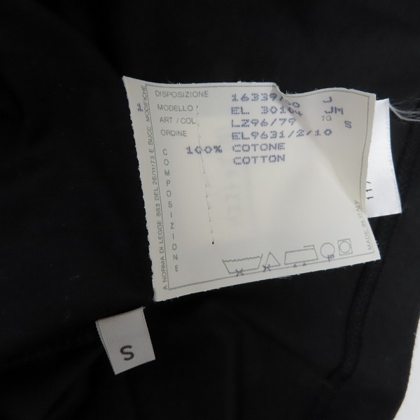 実際に弊社で買取させて頂いたHELMUT LANG/ヘルムートラング コットン 半袖カットソー/Sの画像 3枚目