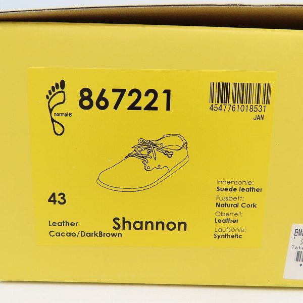 実際に弊社で買取させて頂いたTATAMI/タタミ BIRKENSTOCK/ビルケンシュトック Shannon/シャノン 867221/43の画像 8枚目