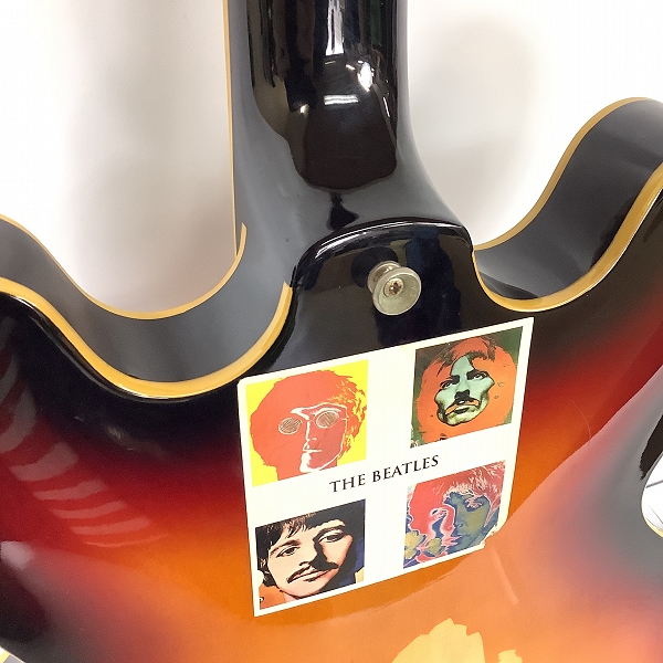 実際に弊社で買取させて頂いた★Epiphone/エピフォン CASINO VC カジノ フルアコ エレキギター ハードケース付き 難ありの画像 8枚目