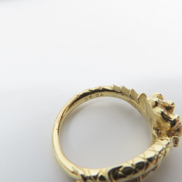 実際に弊社で買取させて頂いた【ギャラ付き】Bloody Mary/ブラッディマリー 鵺 リング wダイアモンド 13号の画像 7枚目