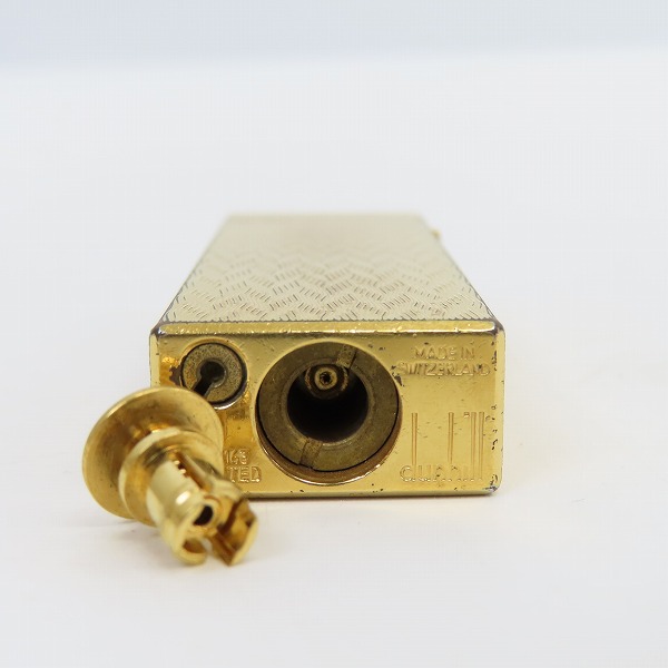 実際に弊社で買取させて頂いたdunhill/ダンヒル スリム ローラー ガスライター ゴールドの画像 4枚目