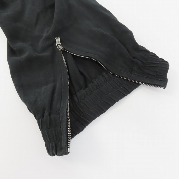 実際に弊社で買取させて頂いたThe Viridi-anne/ザ ヴィリジアン ハード ツイスト ダブル ウィーブ カフ パンツVI-3202-04 ブラック/size：1の画像 6枚目