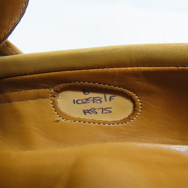 実際に弊社で買取させて頂いたPaul Smith/ポールスミス コインローファー/レザーシューズ /6の画像 5枚目