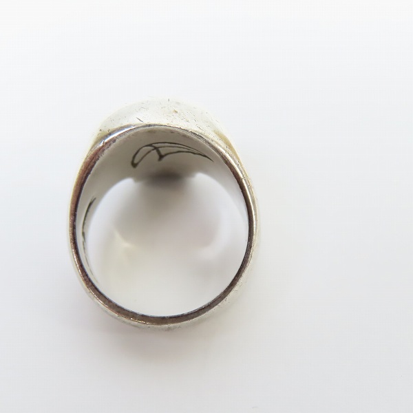 実際に弊社で買取させて頂いたCRAZY PIG/クレイジーピッグ スモールエビルスカルリング 10.5号の画像 5枚目