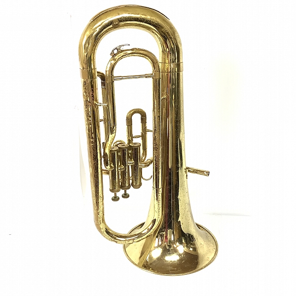 実際に弊社で買取させて頂いた★【ジャンク】YAMAHA/ヤマハ YEP-201/YEP201 ユーフォニアム ゴールド ハードケース付の画像 1枚目