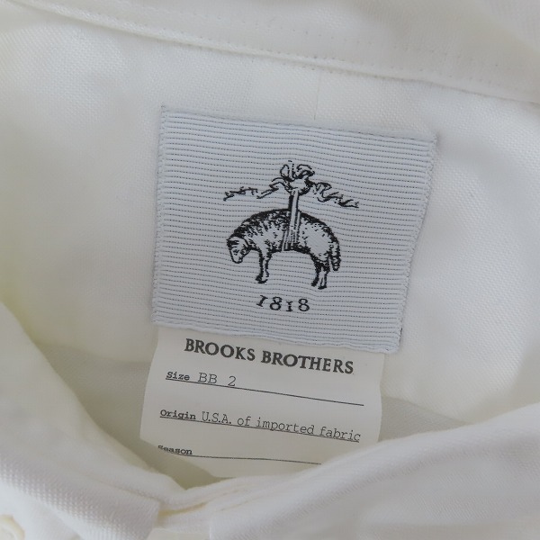 実際に弊社で買取させて頂いた【未使用】BLACK FLEECE by Brooks Brothers/ブルックスブラザーズ オックスフォードシャツ/ドレスシャツ/BB2の画像 2枚目