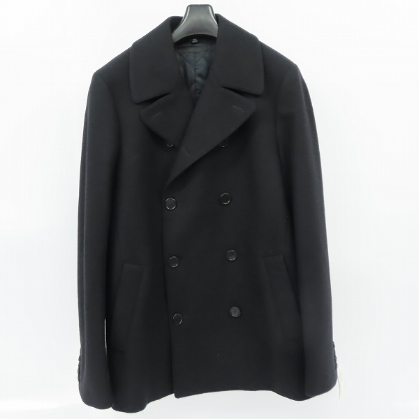実際に弊社で買取させて頂いた【未使用】HELMUT LANG/ヘルムートラング メルトンウールコート/UNK06-508-09/size：48