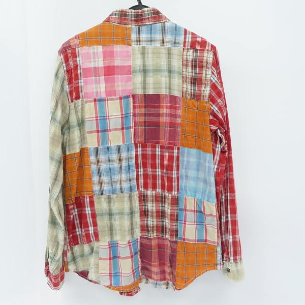 実際に弊社で買取させて頂いたHOLLYWOOD RANCH MARKET/ハリウッドランチマーケット パッチワークシャツ/4の画像 1枚目