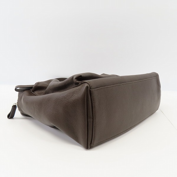 実際に弊社で買取させて頂いたDaniel&Bob/ダニエル＆ボブ  レザー ワンショルダー トートバック ブラウンの画像 5枚目