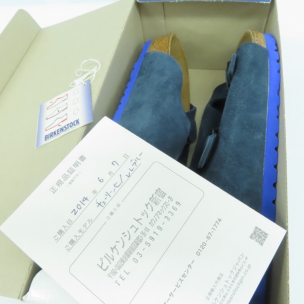 実際に弊社で買取させて頂いたBirkenstock/ビルケンシュトック ZURICH Leather チューリッヒ レザー サンダル 250763/28の画像 7枚目