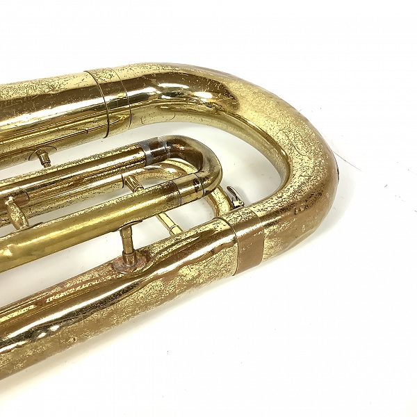 実際に弊社で買取させて頂いた★【ジャンク】YAMAHA/ヤマハ YEP-201/YEP201 ユーフォニアム ゴールド ハードケース付の画像 8枚目