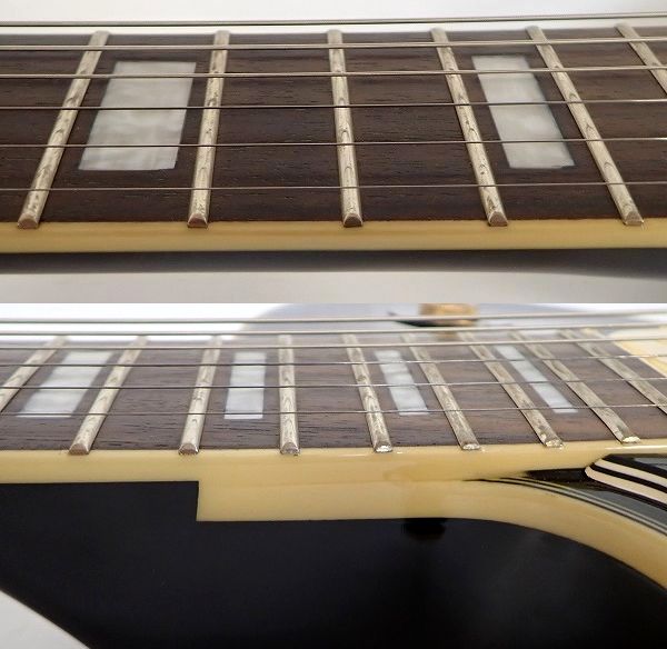 実際に弊社で買取させて頂いた★Epiphone/エピフォン Les Paul Custom Pro/レスポールカスタム プロ コイルタップ搭載 レフティ ギグケース付の画像 3枚目