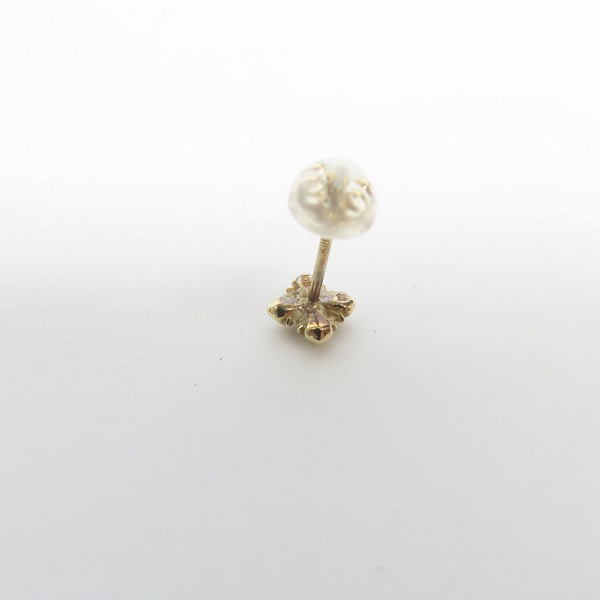 実際に弊社で買取させて頂いた【ギャラ付き】Bloody Mary/ブラッディマリー K18 sin 罪 ピアス w/ダイアモンドの画像 3枚目