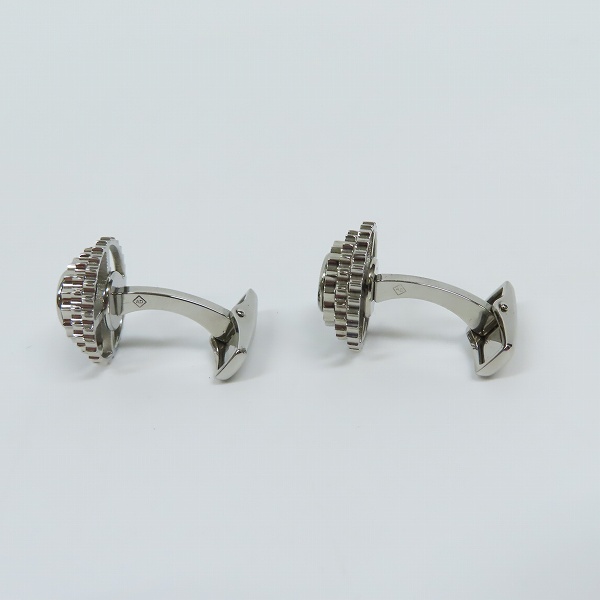 実際に弊社で買取させて頂いたdunhill/ダンヒル STEEL  カフスの画像 2枚目