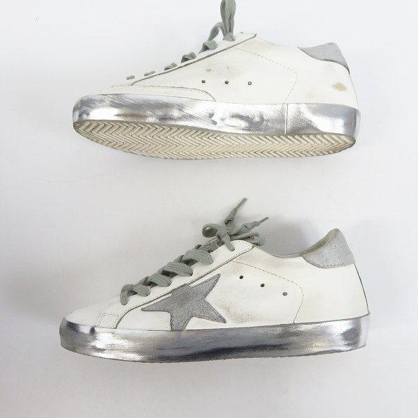 実際に弊社で買取させて頂いたGOLDEN GOOSE/ゴールデングース 19ss SUPER STAR スニーカー GCOWS590 /35の画像 3枚目