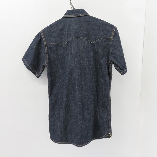 実際に弊社で買取させて頂いたFLAT HEAD/フラットヘッド 半袖デニムシャツ/36の画像 1枚目