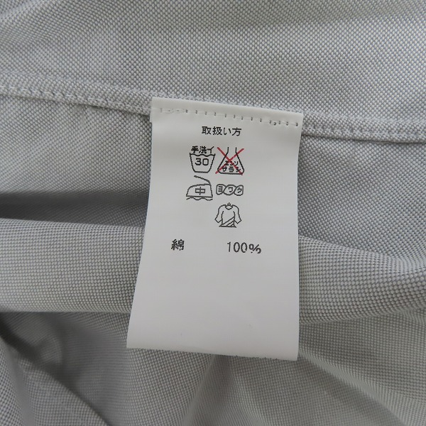 実際に弊社で買取させて頂いた【未使用】BLACK FLEECE by Brooks Brothers/ブルックスブラザーズ オックスフォードシャツ/ボタンダウンシャツ/BB2の画像 3枚目