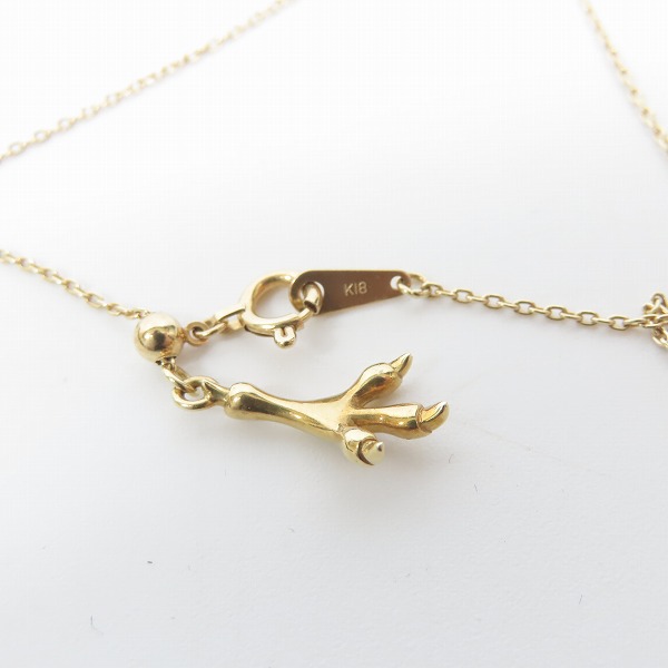 実際に弊社で買取させて頂いたBloody Mary/ブラッディマリー EVEイヴ K18 ファントム ペンダント w/ストーンの画像 5枚目